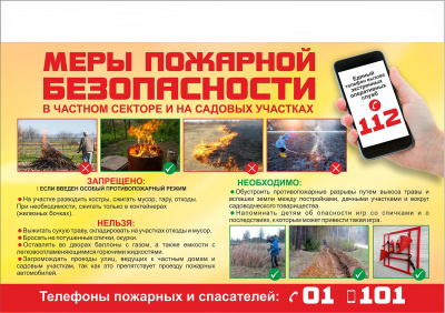 Меры пожарной безопасности 